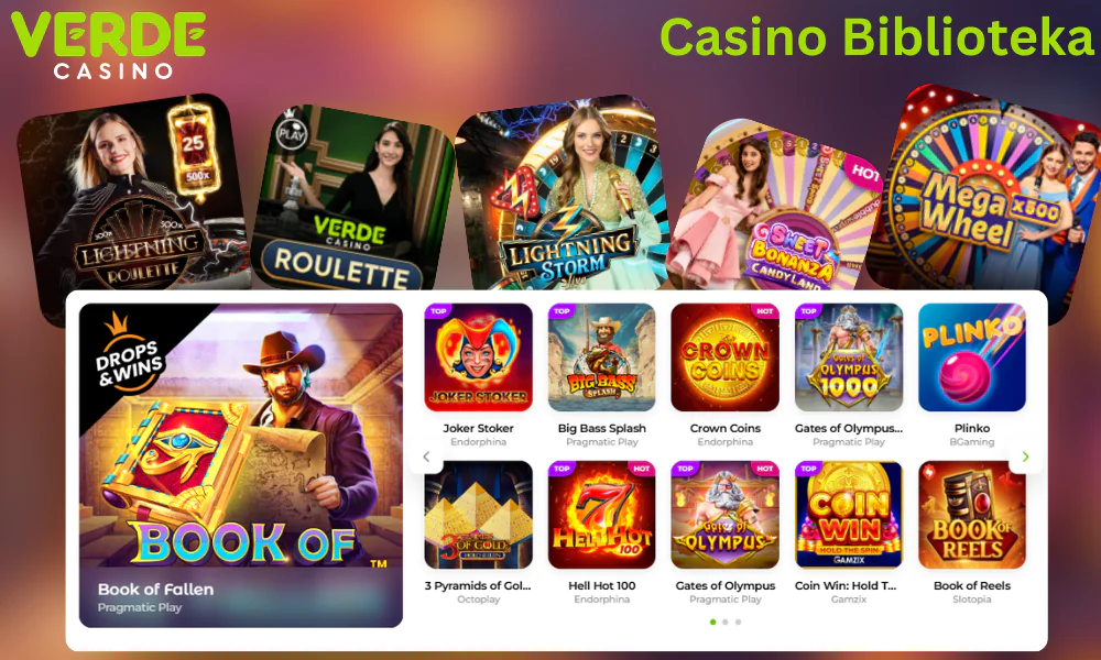 Verde Casino oferuje ponad 5000 różnych gier do wyboru